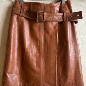 Kooples Leather Skirt